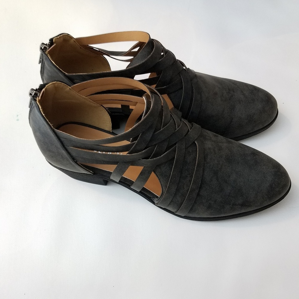 NWT Sociology braided front flats/boots-10 - Picture 2 of 4